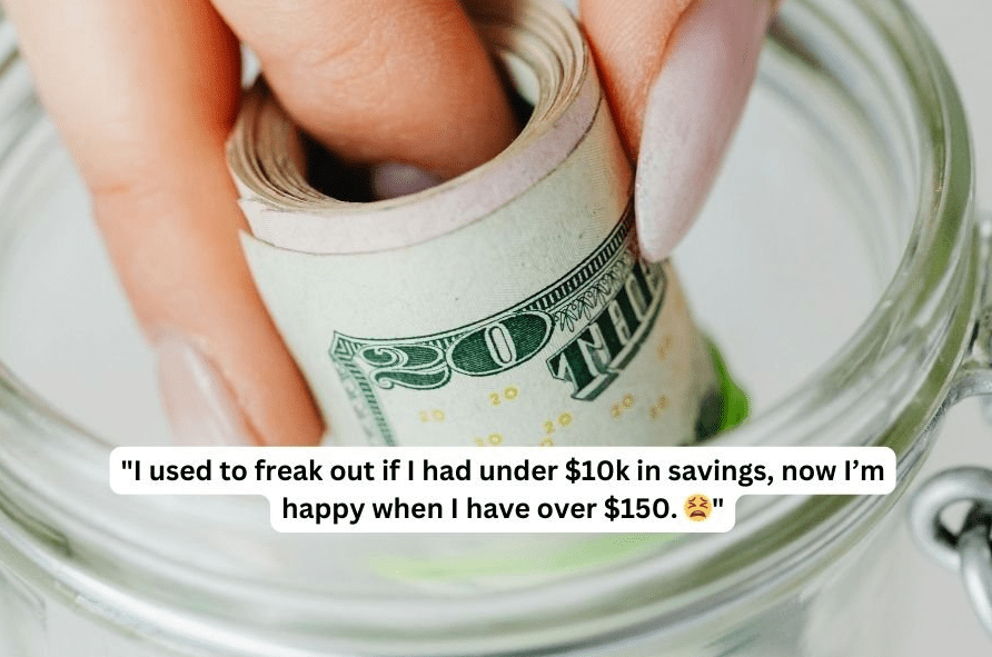 middle class, cash, savings, family finances, dollar bills,