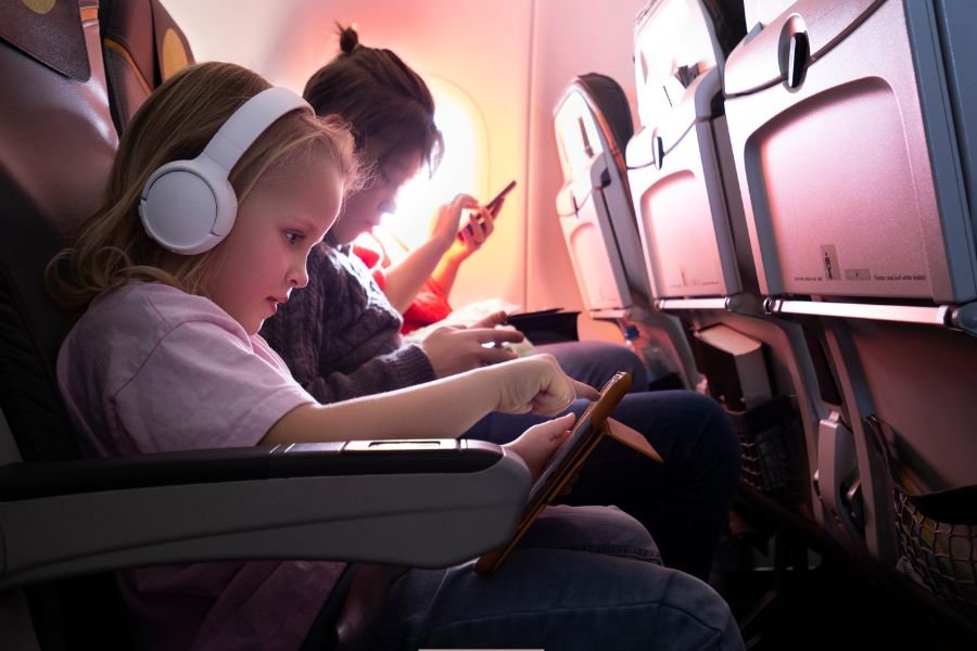 airplane seat; plane seat; entitled parents; man takes seat back; airlines; flight attendant