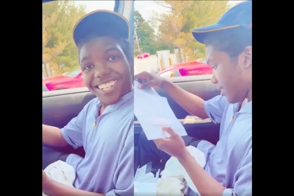 teen, first paycheck, work, McDonalds, working